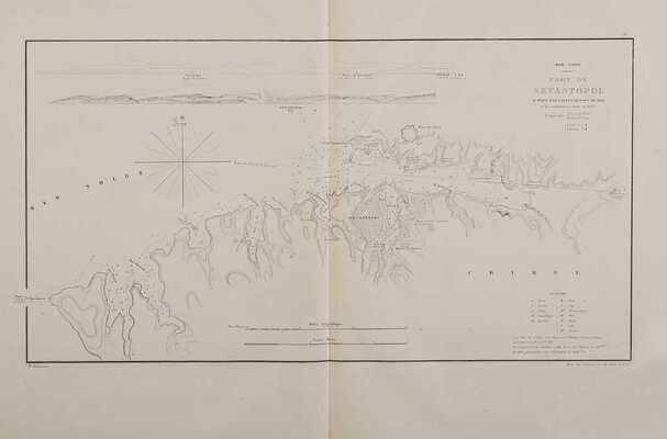 [Карта Севастопольской бухты] Port de Sevastopol. Paris: Imp / Geny-Gros rue du Platre St. Jes., 1856.